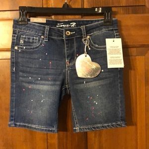 Seven Jean Co Bermuda Shorts Sz 12 girls